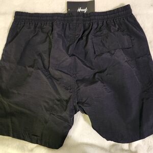 Men's Hooyi Black Athletic Shorts